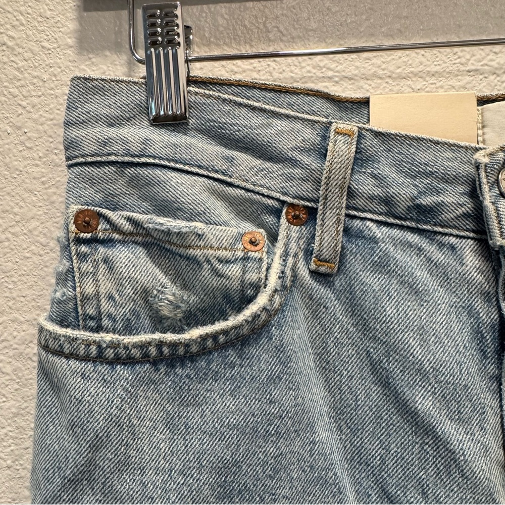 Agolde Women's Lana Jean in Denim Light - Picture 8 of 14
